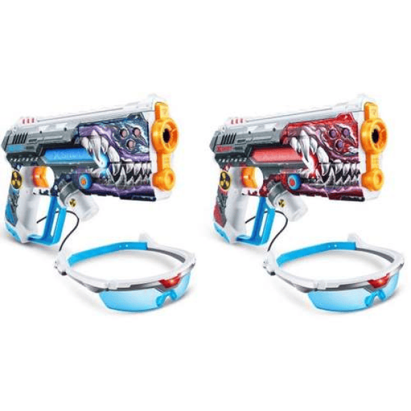 ⁦זוג רובי לייזר טאג עם משקפיים X-Shot Skins Leser 360⁩ – תמונה ⁦2⁩